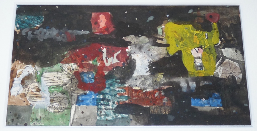 Kees Franse, Aquarel/Gouache, Abstracte voorstelling kopen? Bied vanaf 100!