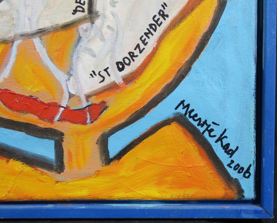 Meertje Kaal: Olieverf op doek, De lokstem roept - Ingelijst kopen? Bied vanaf 1!