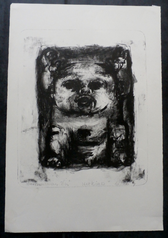 Kees Buurman - Litho: Het kind - 1963 kopen? Bied vanaf 45!
