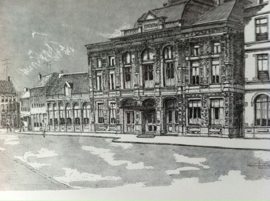 Ets JAN DEN HENGST-Stadsschouwburg Breda uit 1971-47 X 36 cm kopen? Bied vanaf 10!