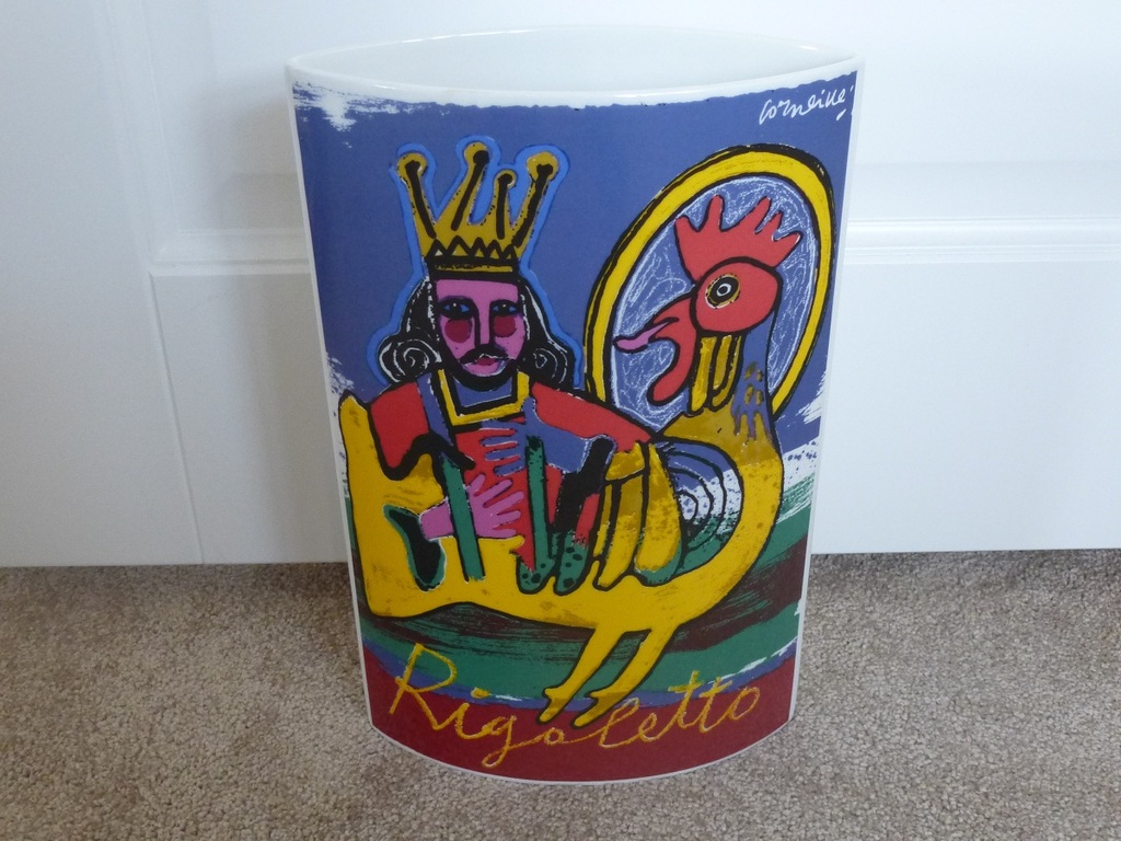 Corneille, Vaas Rigoletto, gesigneerd en genummerd kopen? Bied vanaf 90!