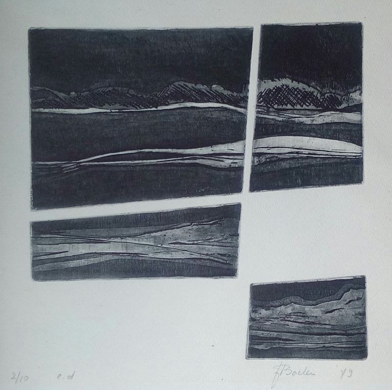 J.F.M.Boelen - Ets: 'Verschoven Landschap' kopen? Bied vanaf 10!