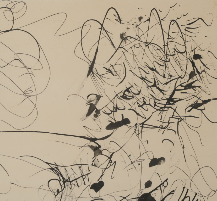 Ger Lataster: Inkttekening, Z.T. II - Ingelijst kopen? Bied vanaf 320!