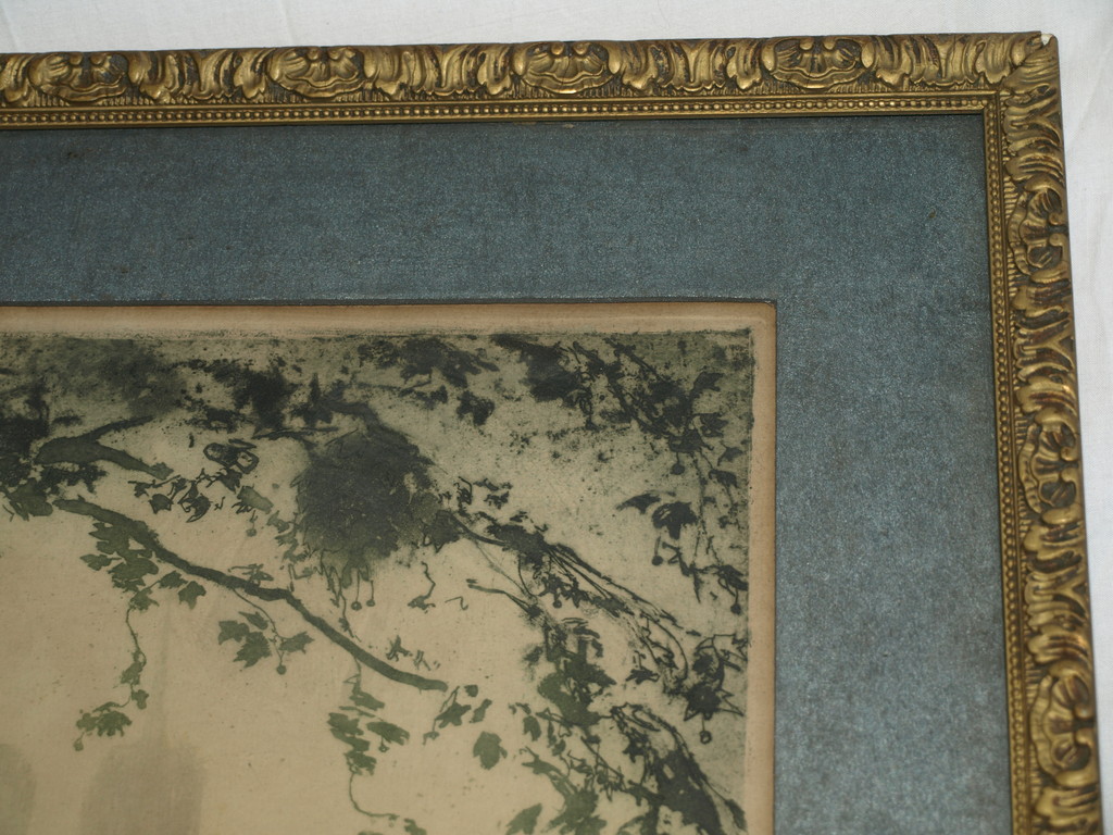 Max Pollak (1886-1970) – Ets - Notre Dame – Gesigneerd & ingelijst – ca 1925 kopen? Bied vanaf 75!