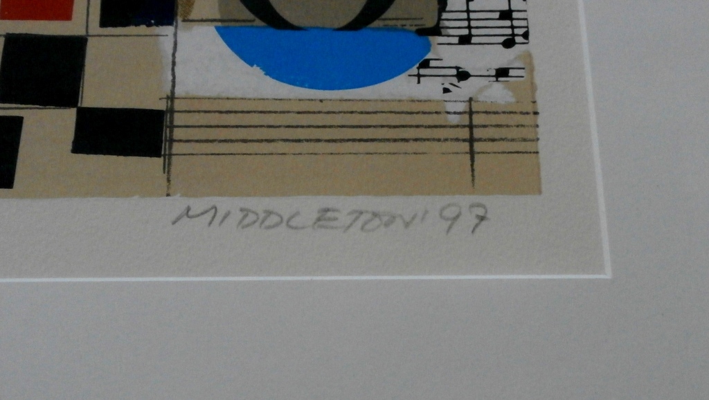 Sam Middleton - ingelijste zeefdruk - 1987 kopen? Bied vanaf 65!