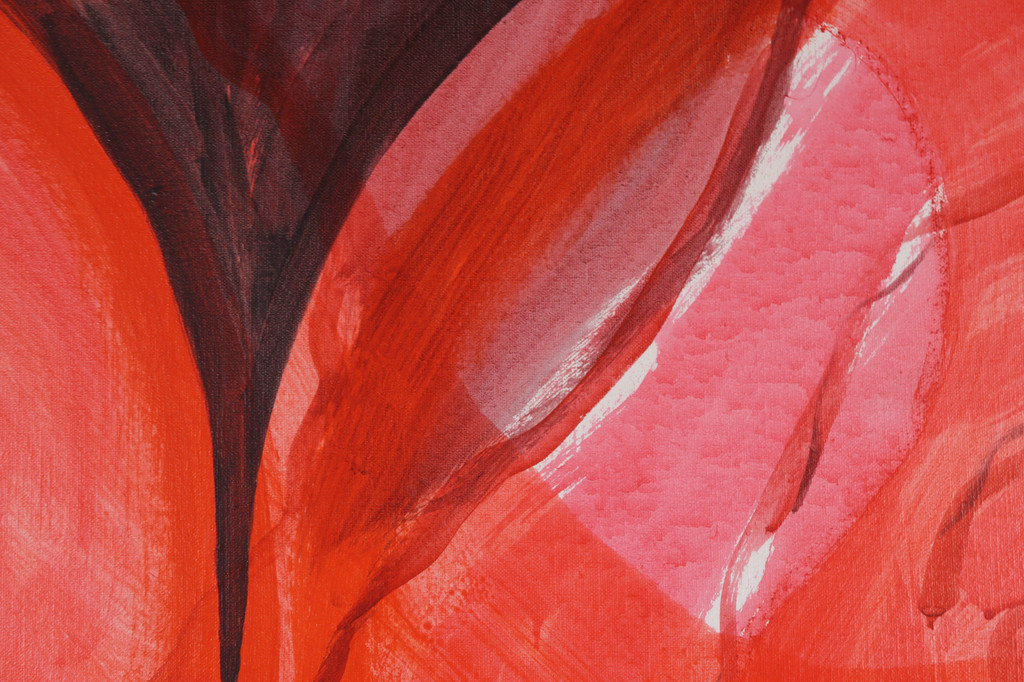 Peter van den Akker: Acryl op doek, Roses are red - Ingelijst (Zeer groot) kopen? Bied vanaf 250!