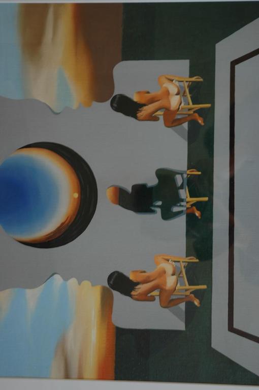 A J Gray Pop Art Bijzonder olieverf op papier 40 x 50cm gelijst en gesigneerd  kopen? Bied vanaf 1!