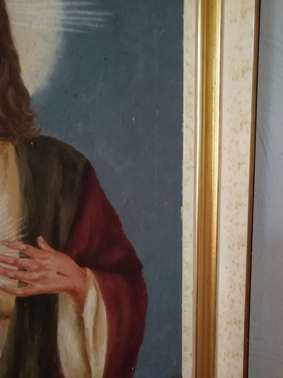 onbekend kunstenaar - olieverf op doek - religieus portret van Jezus kopen? Bied vanaf 1!