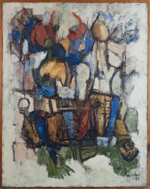 Jan Montyn - Compositie kopen? Bied vanaf 1600!
