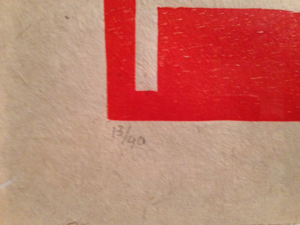 Klaas Gubbels - "Naar elkaar" - Houtdruk op papier, oplage: 40, ingelijst kopen? Bied vanaf 449!