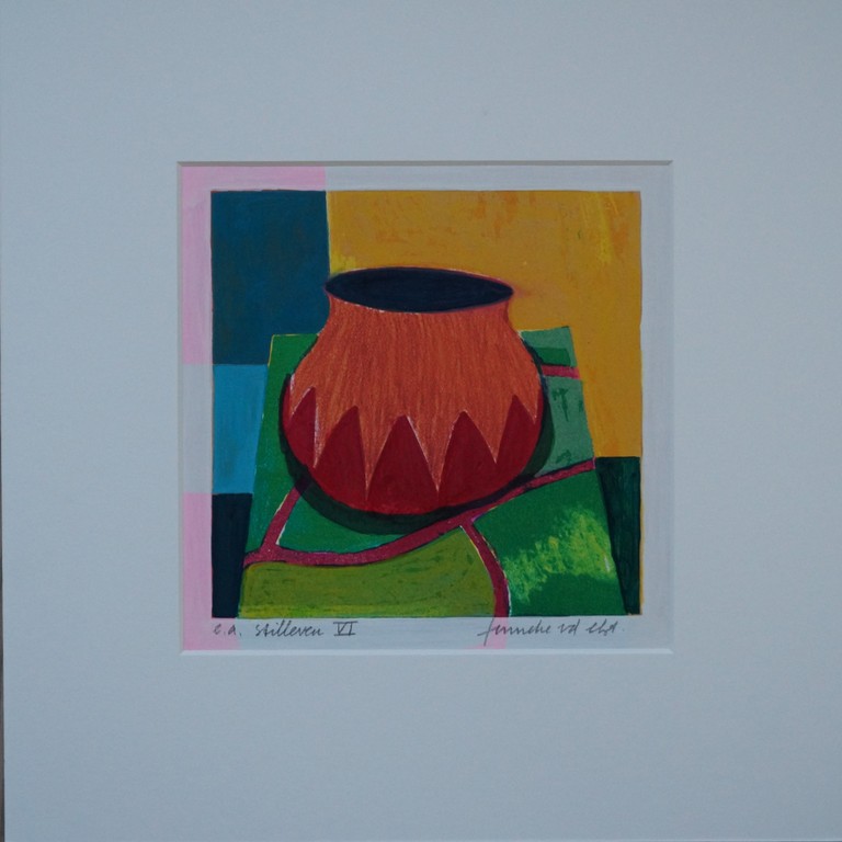 Fenneke van der Elst - gesigneerde litho - Stilleven VI kopen? Bied vanaf 20!