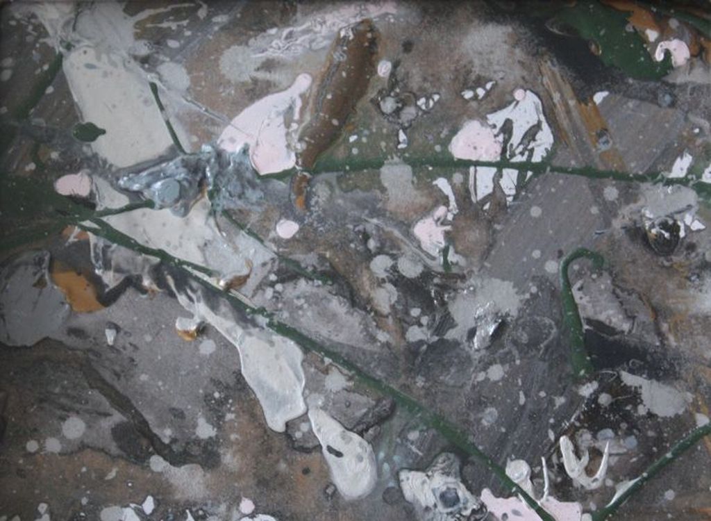 Mijpe, 'Reflection 5', Acryl op papier, Ingelijst kopen? Bied vanaf 75!