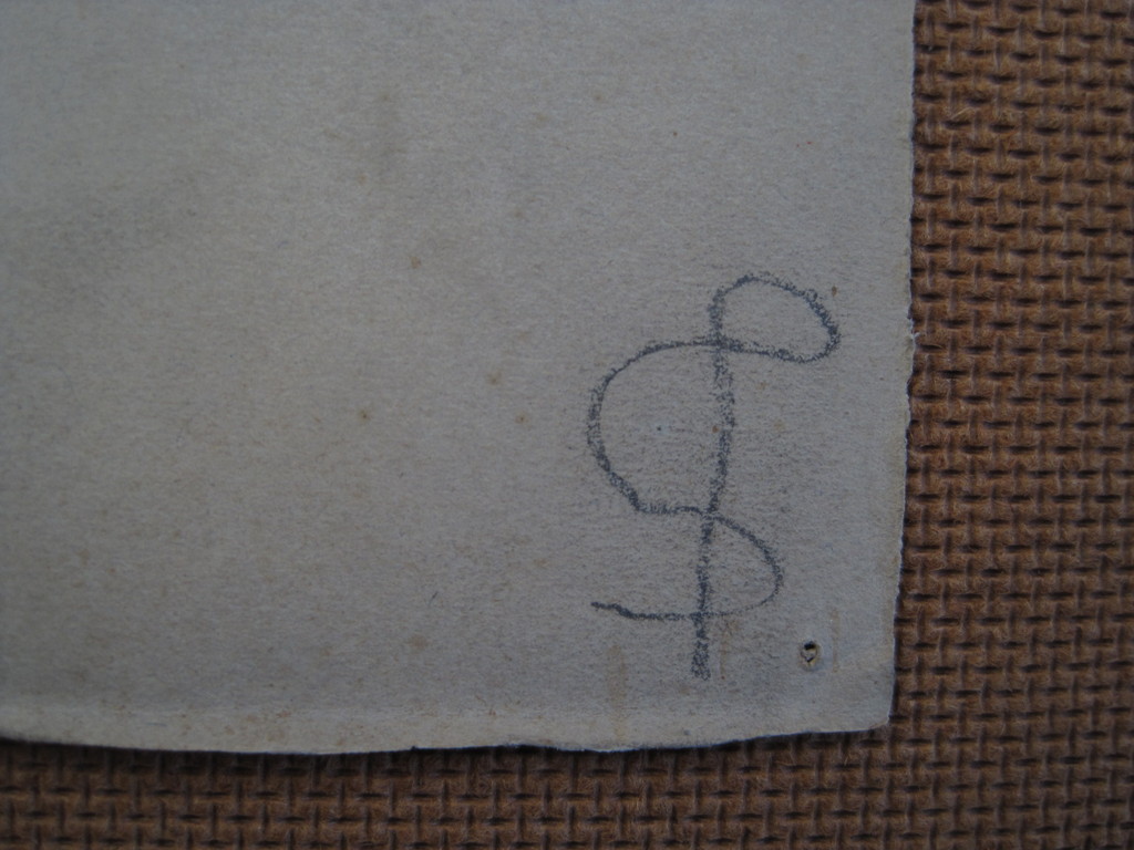 Intrigerende ca. 1930 gesigneerde houtskooltekening "dagdromen" van F.Schiller  kopen? Bied vanaf 1!