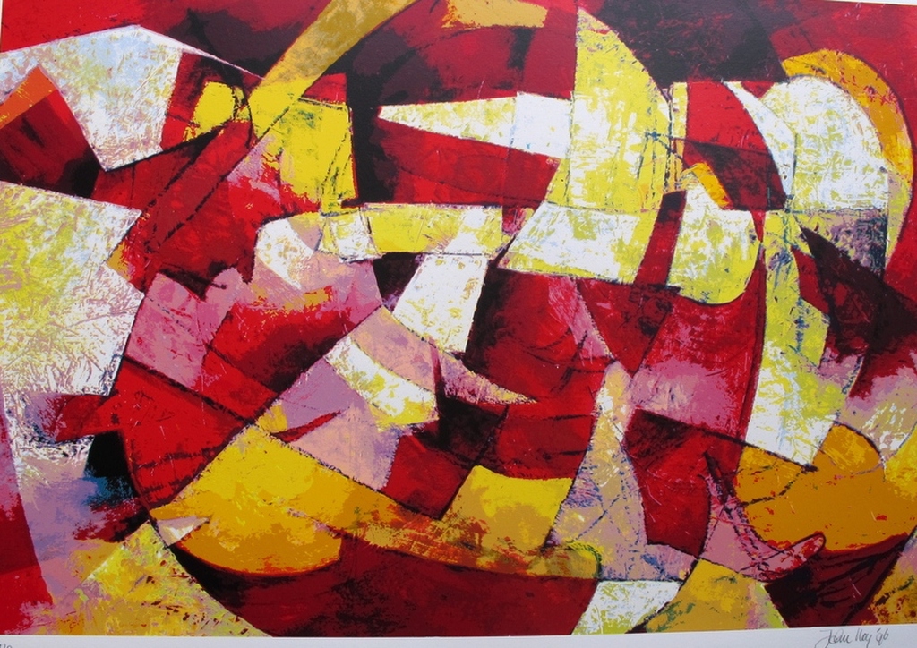 John Noy, zeefdruk, handgesigneerd,  78/120, formaat:75x100 verkocht voor € 145!