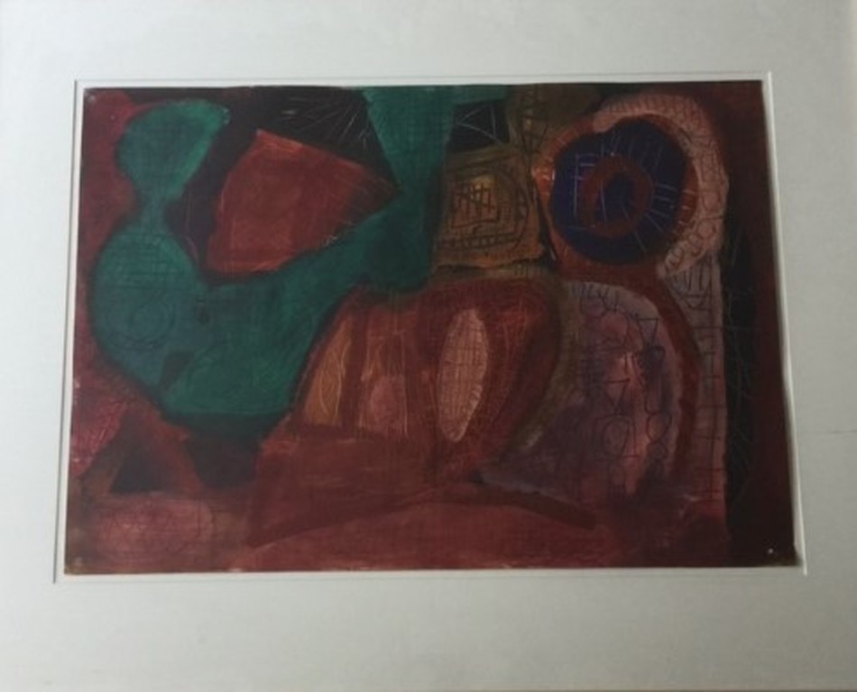 Laatste kans! Ernst Vijlbrief - gouache - hand gesigneerd - 1959 kopen? Bied vanaf 99!