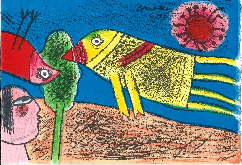 Corneille: vogels in geel en rood kopen? Bied vanaf 1!