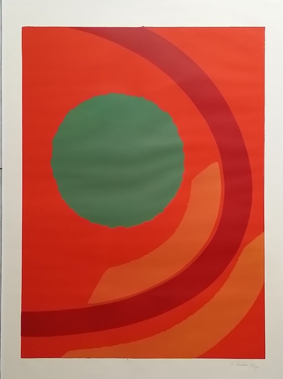 Willem Hussem - Originele zeefdruk op papier - zeer groot kunstwerk kopen? Bied vanaf 100!