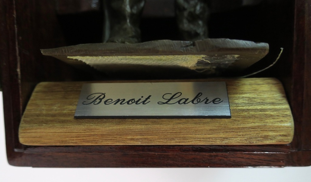 Onbekend ongesigneerd: Brons in houten kist, Benoit Labre kopen? Bied vanaf 1!