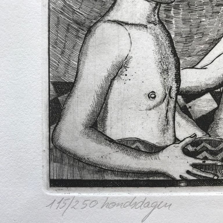 Onbekend kunstenaar - Ets - 'Hondsdagen' kopen? Bied vanaf 1!