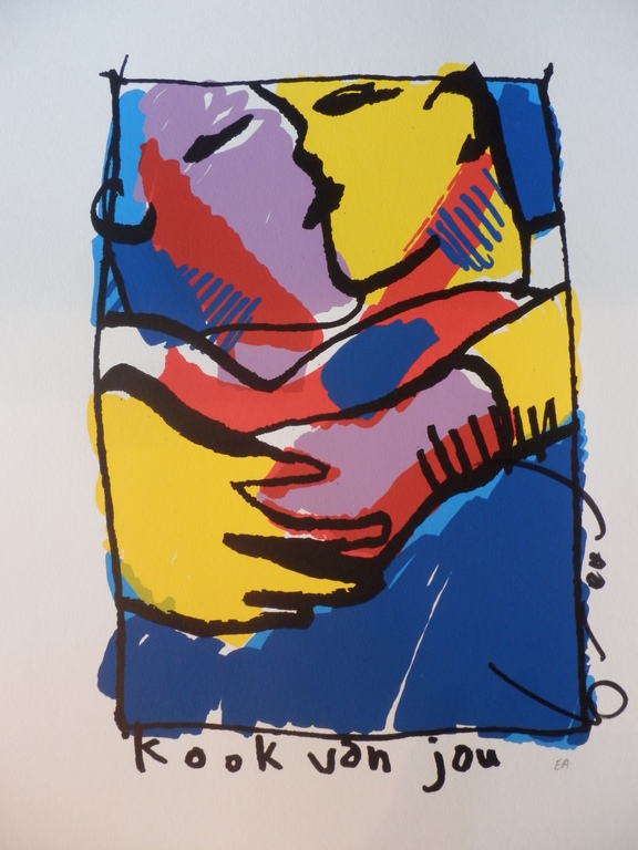 HERMAN BROOD HANDGESIGNEERDE En Gelimiteerde ZEEFDRUK K,OOK VAN JOU verkocht voor € 285!