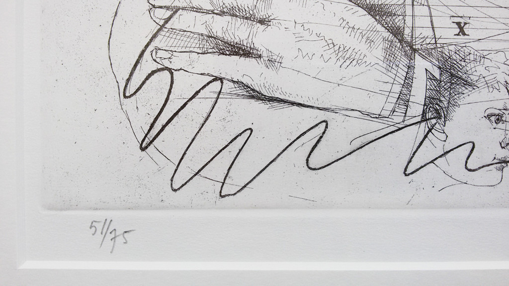 Tom Eyzenbach - Zelfportret, ets (mooi ingelijst) kopen? Bied vanaf 50!