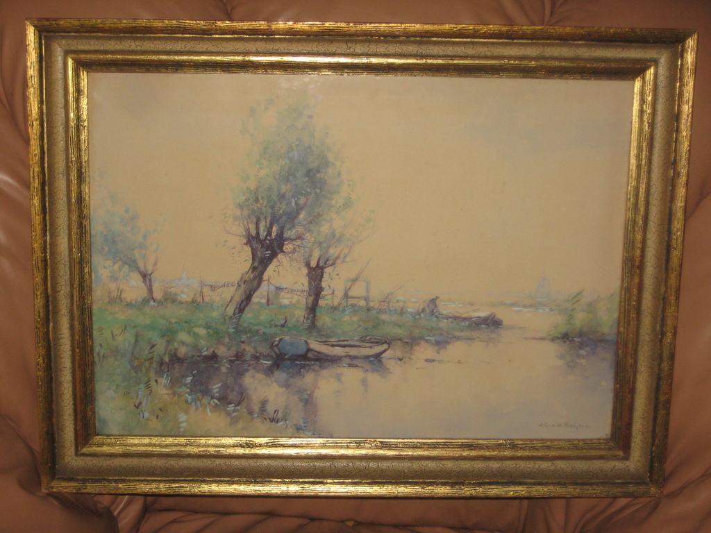 Hollands landschap J.C van der Heijden kopen? Bied vanaf 10!