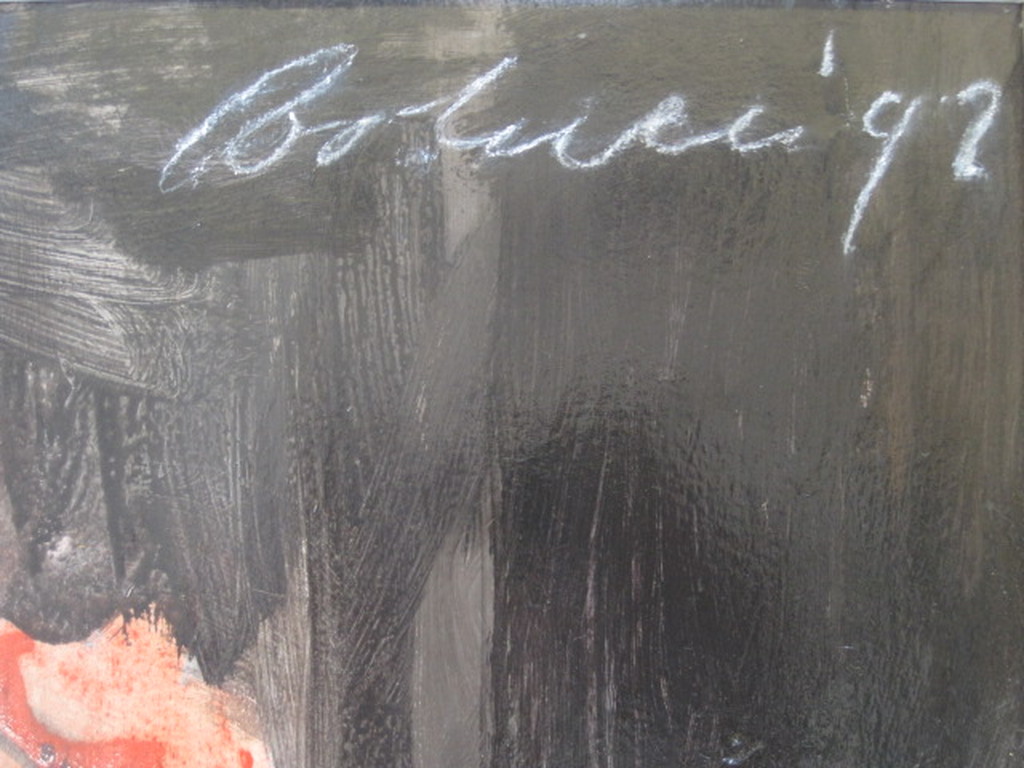 GROOT en zinderend expressionistisch Italiaans? Stilleven gesigneerd 1991 kopen? Bied vanaf 1!