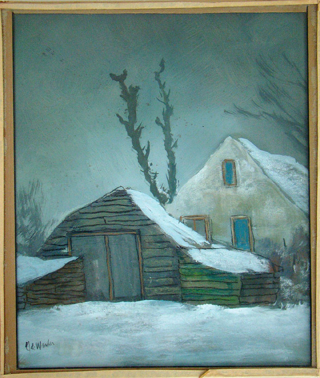 Janus de Winter, winterlandschap- Laatste aanbieding. kopen? Bied vanaf 45!