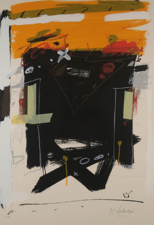 Kees Salentijn: Zeefdruk, Z.T. - Ingelijst (Groot) kopen? Bied vanaf 40!