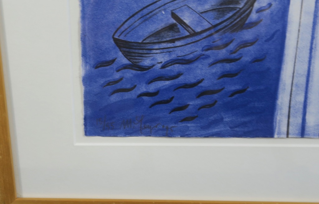 Mareike Geys: Litho, Reiziger save from oblivion - Ingelijst kopen? Bied vanaf 20!