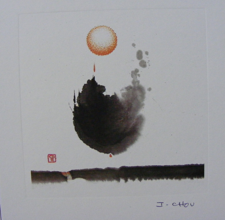 Irene Chou, 2 litho's, "caligraphy", 1985 kopen? Bied vanaf 60!