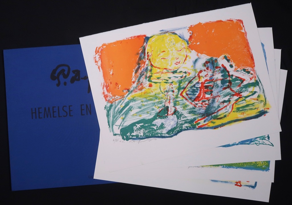 Pieter Defesche: Portfolio met 5 Litho's, Hemelse en Aardse liefde verkocht voor € 160!