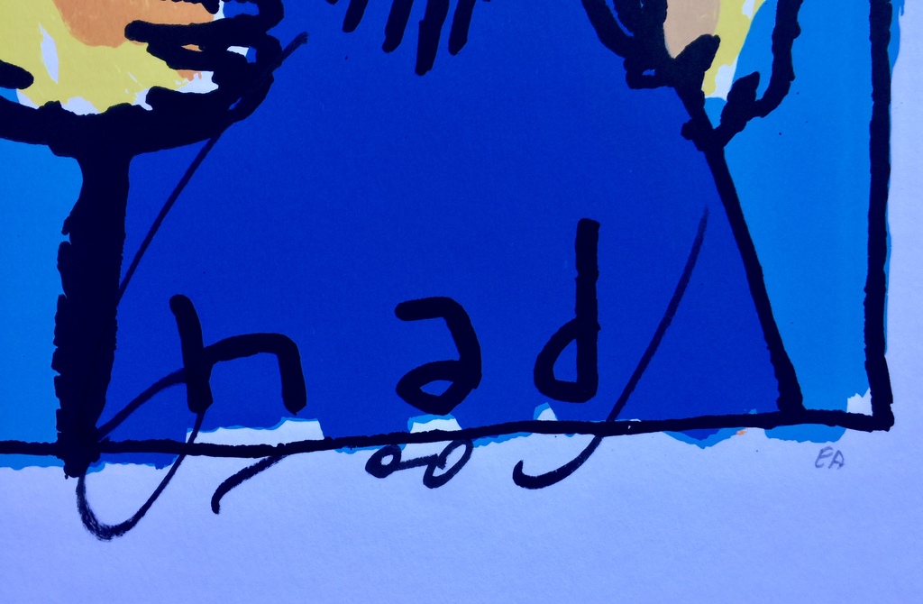 Herman Brood - Originele hand gesigneerde kleurenzeefdruk - Als ik jou niet had kopen? Bied vanaf 1!