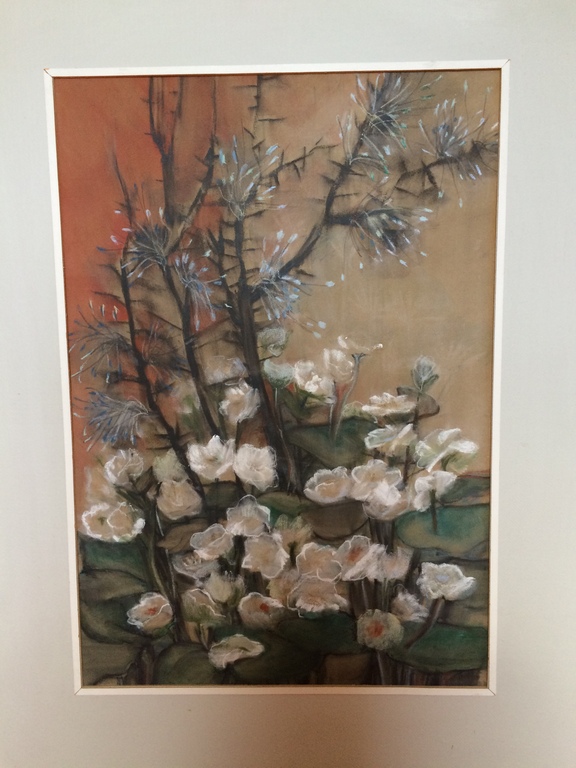 Anna Kozniewska - Anna Kozniewska: pasteltekening, bloemenpracht kopen? Bied vanaf 50!