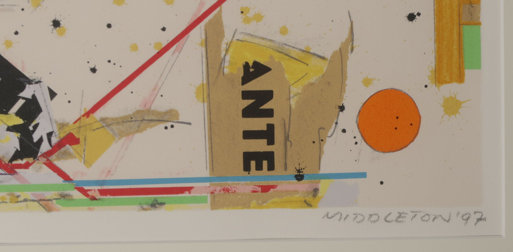 Sam Middleton: Zeefdruk, Midnight sun - Ingelijst kopen? Bied vanaf 50!