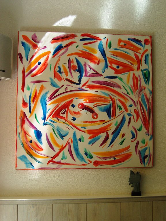 Kleurrijk werk in Acryl van Billi Thanner kopen? Bied vanaf 250!