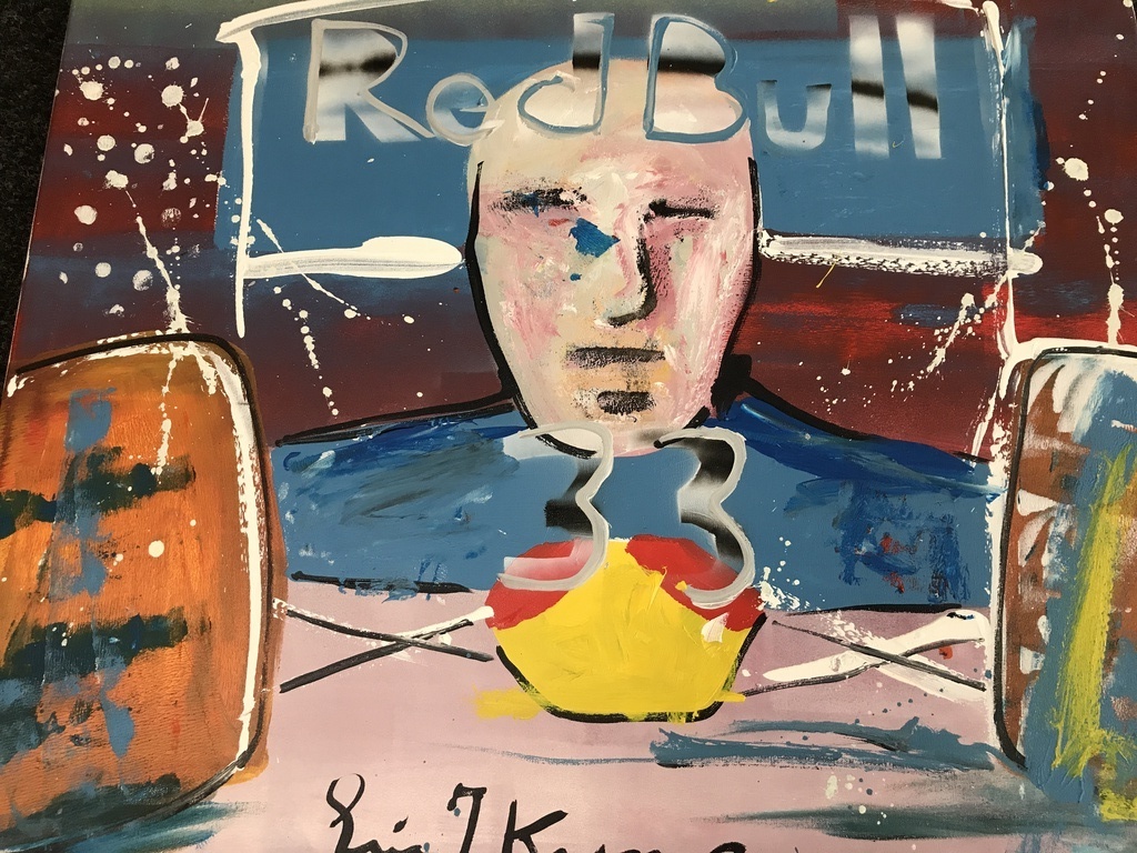 ERIC JAN KREMER ( Koopje ) Max Verstappen-Gesigneerd ! kopen? Bied vanaf 1!