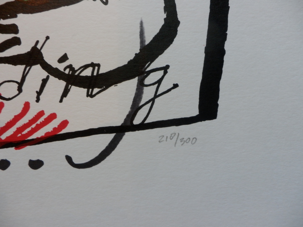 HERMAN BROOD Grote HANDGESIGNEERDE Zeefdruk  LEKKER DING kopen? Bied vanaf 125!