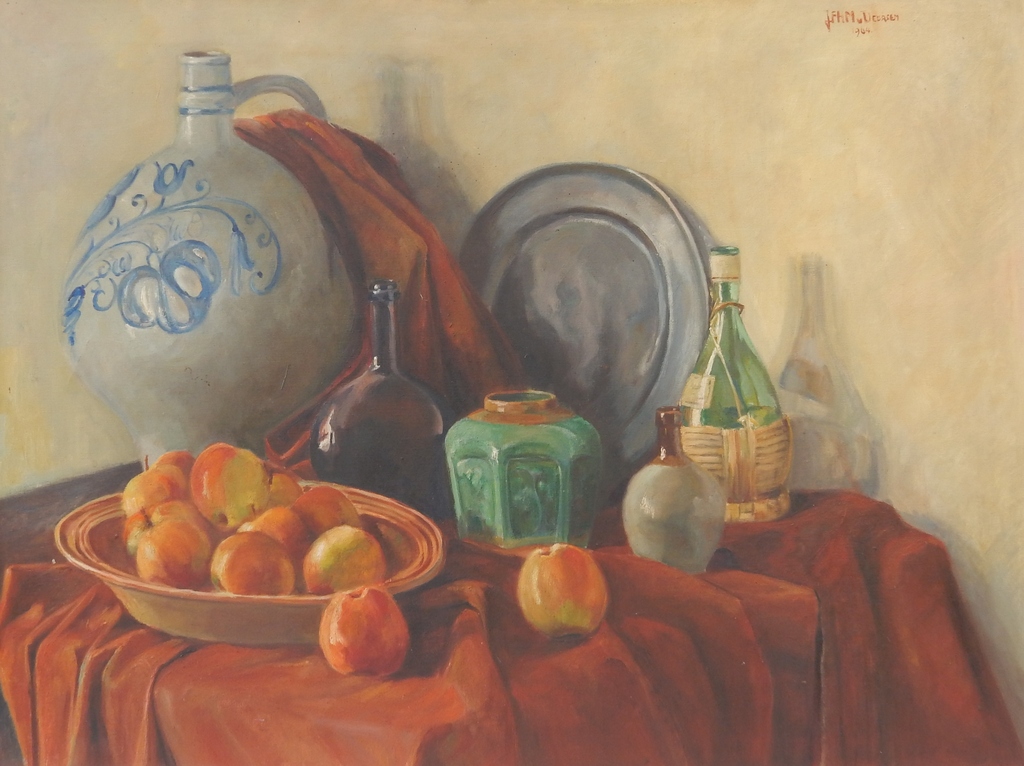 Jan van Deursen (1896-1981) - Zeer groot stilleven uit 1964 kopen? Bied vanaf 1!