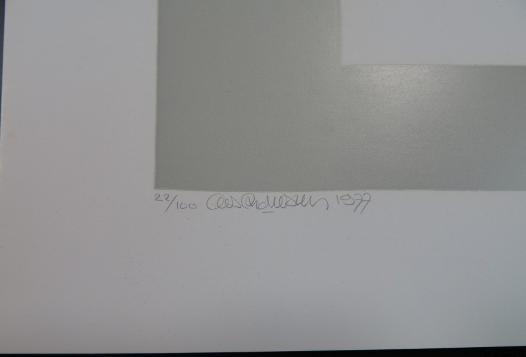 Cees Andriessen: Zeefdruk, Gijze Rechthoek kopen? Bied vanaf 1!