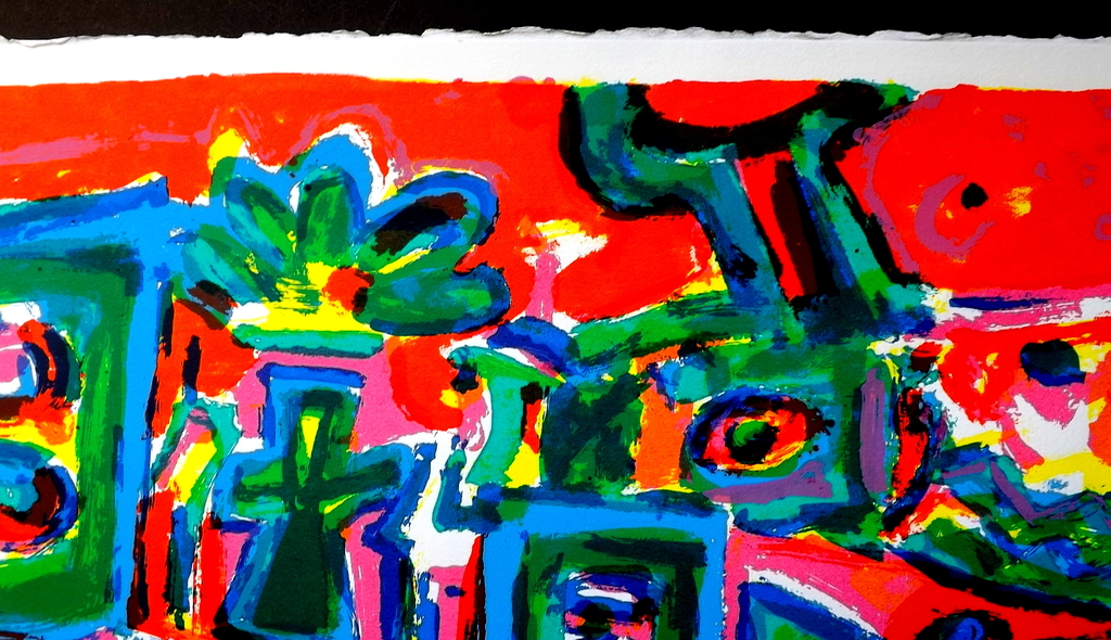 Gertie Janssen - zeefdruk - Labyrinth II kopen? Bied vanaf 1!