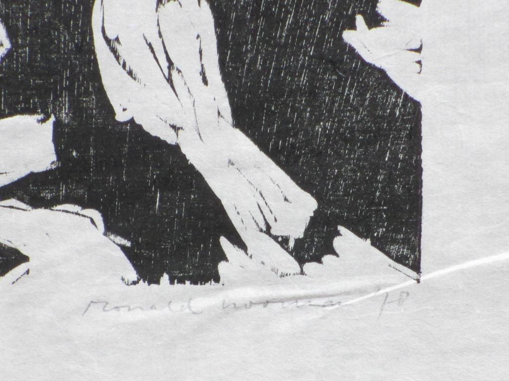 Ronald Noorman, Landschap, Houtsnede kopen? Bied vanaf 65!