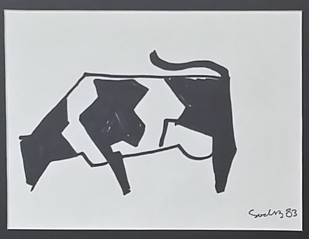 Siep van den Berg - gesigneerde inkttekening kopen? Bied vanaf 150!