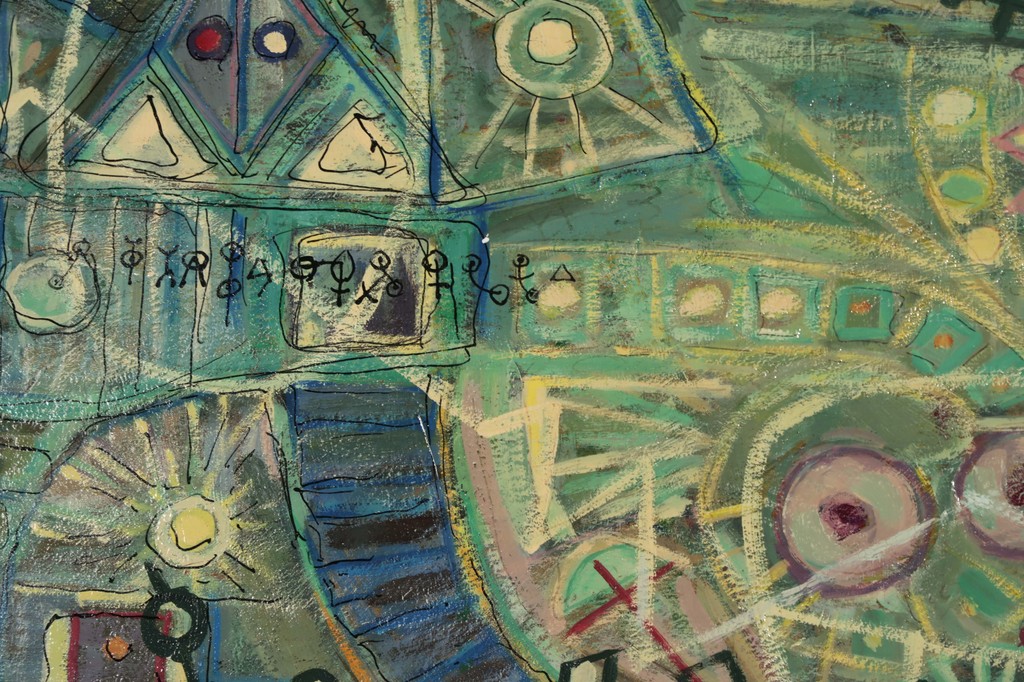 Kees Jansen: Olieverf op board, Metropolis kopen? Bied vanaf 90!