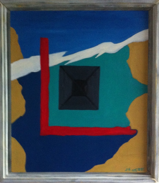 "Deep Black" John Foppen-Olieverf op paneel- Gesigneerd- Unica verkocht voor € 149!