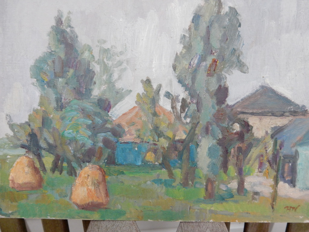 Hans van Norden, olieverf op paneel.r.o. gesigneerd., en achter zijde. verkocht voor € 50!
