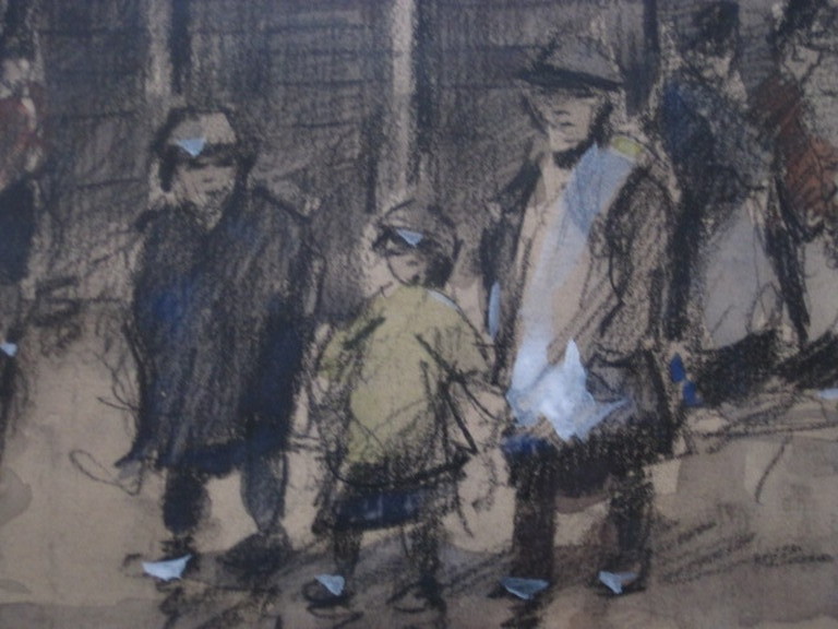 Mooie oude aquarel "Kermis op Oostenburgereiland Amsterdam" omstreeks 1900 kopen? Bied vanaf 1!
