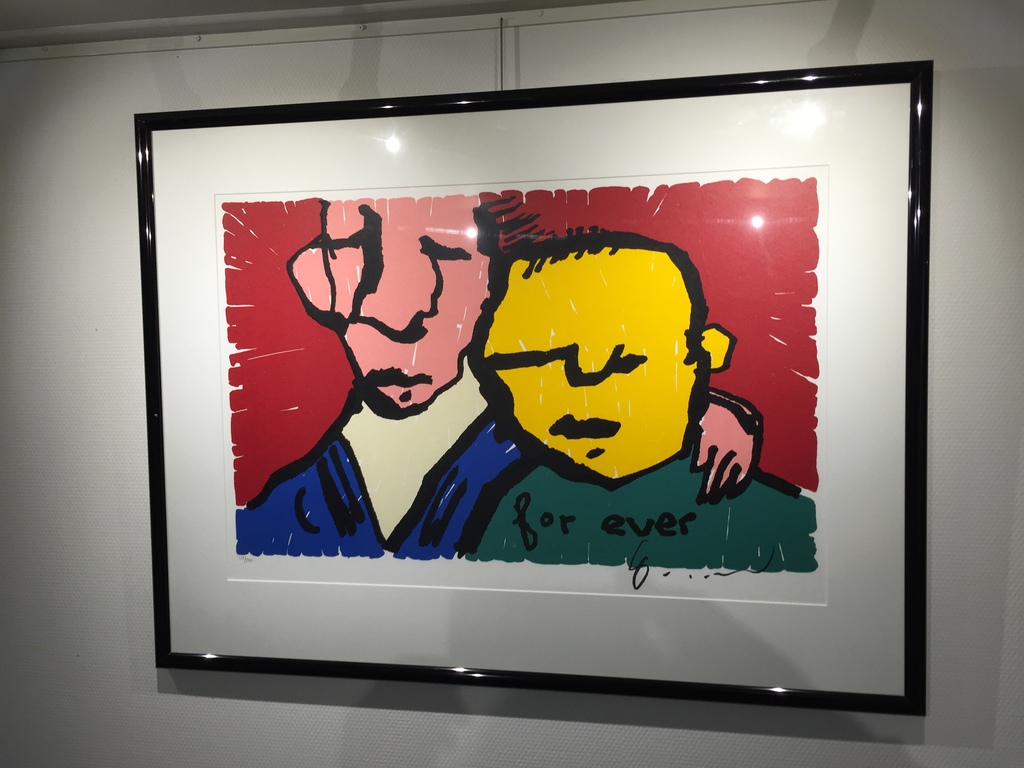 HERMAN BROOD  originele zeefdruk/ litho   Titel: For Ever kopen? Bied vanaf 1!