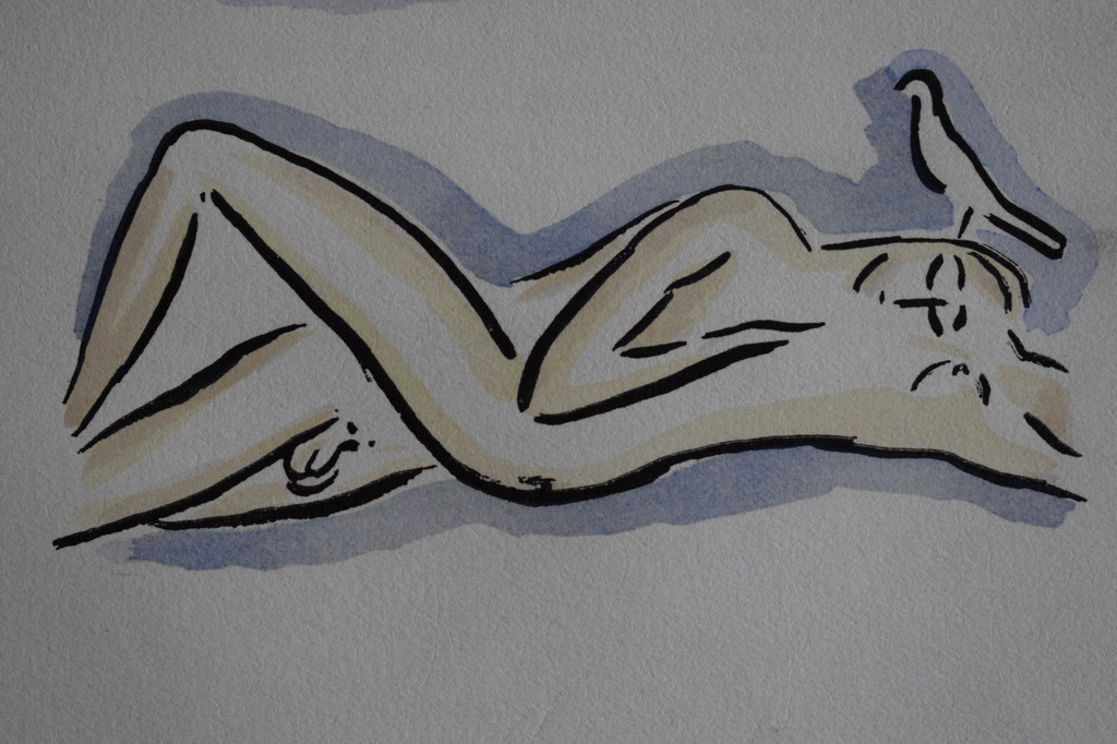 Kees van Dongen - Pochoir La Garconne - Op het strand kopen? Bied vanaf 250!