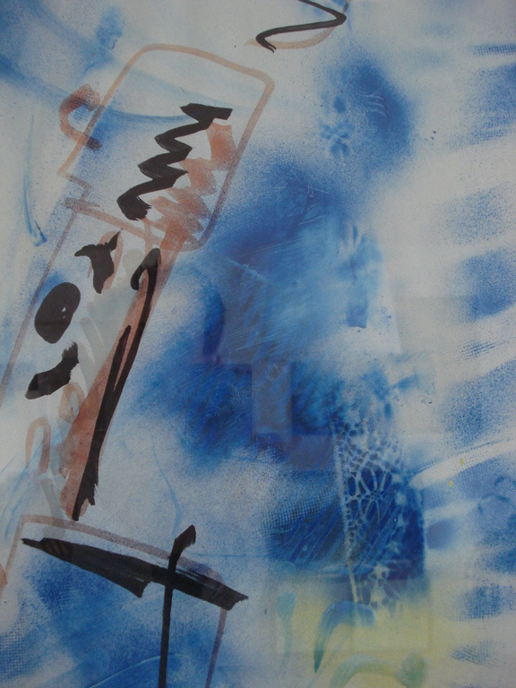 Schitterende mixed media op papier: Shorty kopen? Bied vanaf 495!